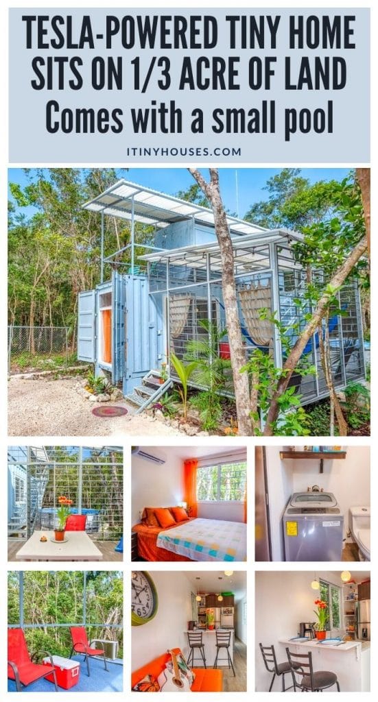 Tesla-Powered Tiny Home Sits on 13 Acre of Land, Up For Sale PIN (2)