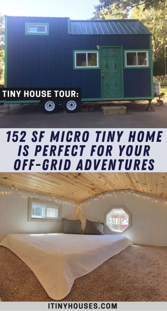 152 sf Micro Tiny Home is Perfect For Your Off-Grid Adventures PIN (1)