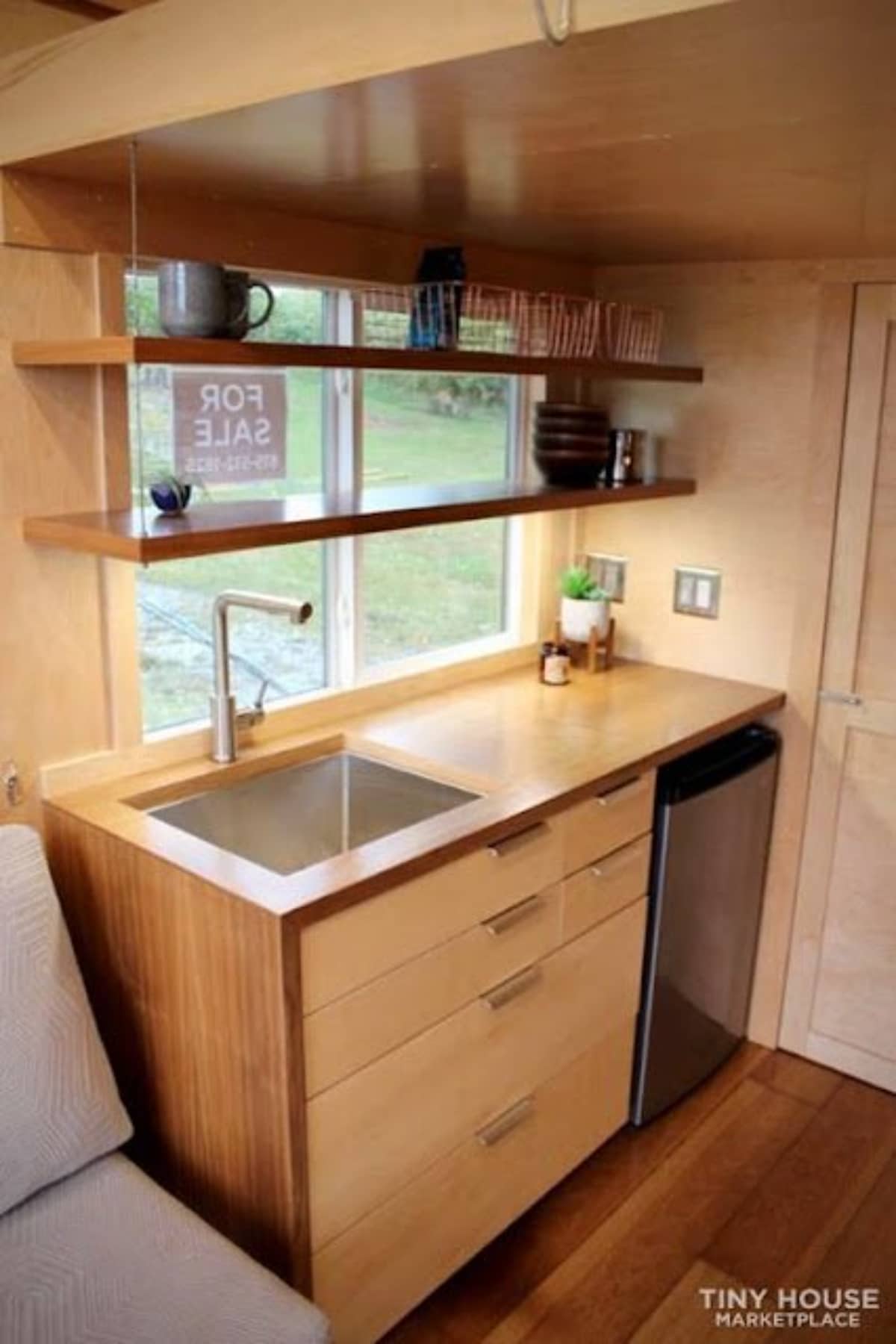 Stunning kitchen area of 221 sf Beautiful Tiny Home