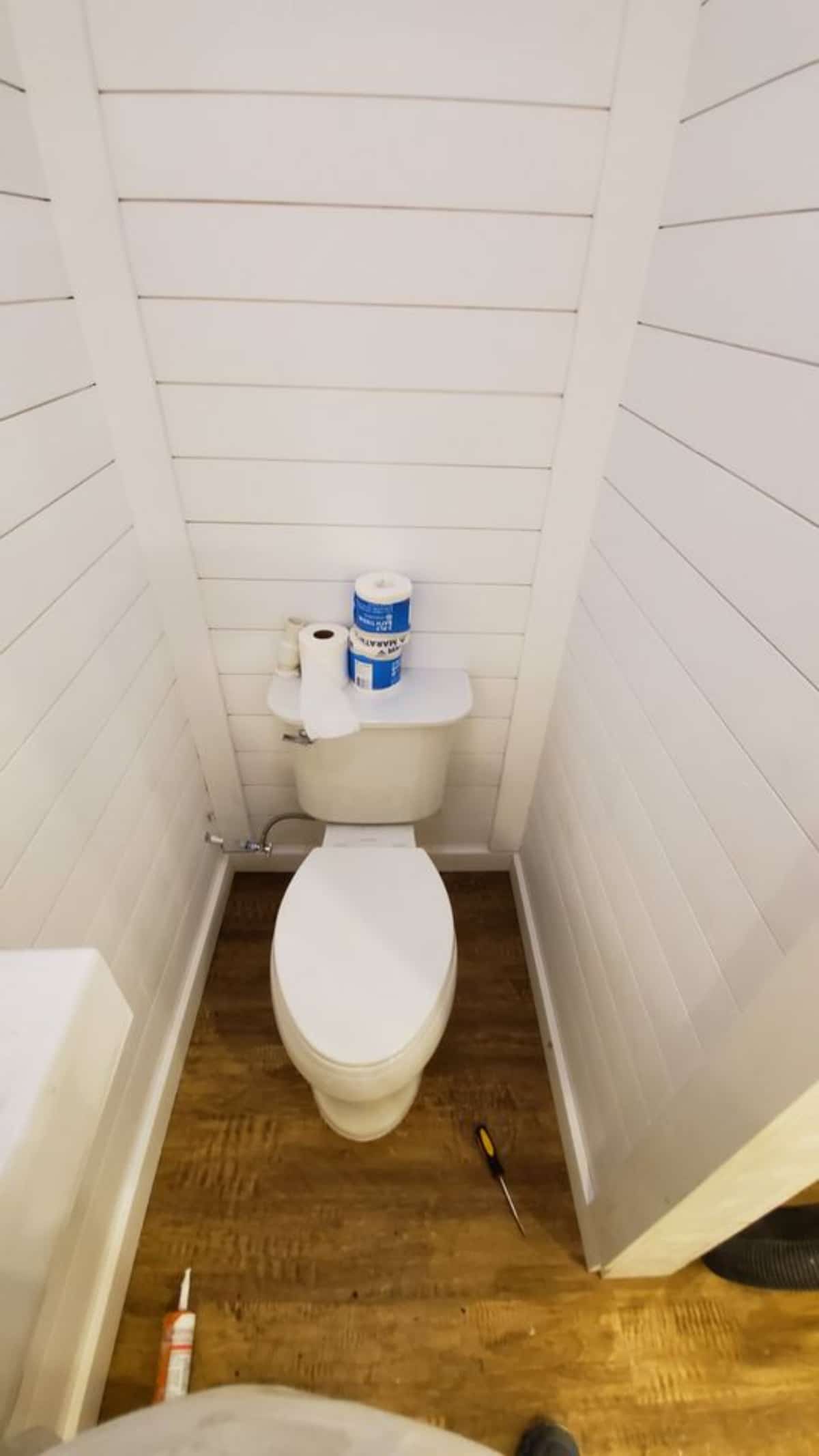 Standard toilet of 24' Tiny House