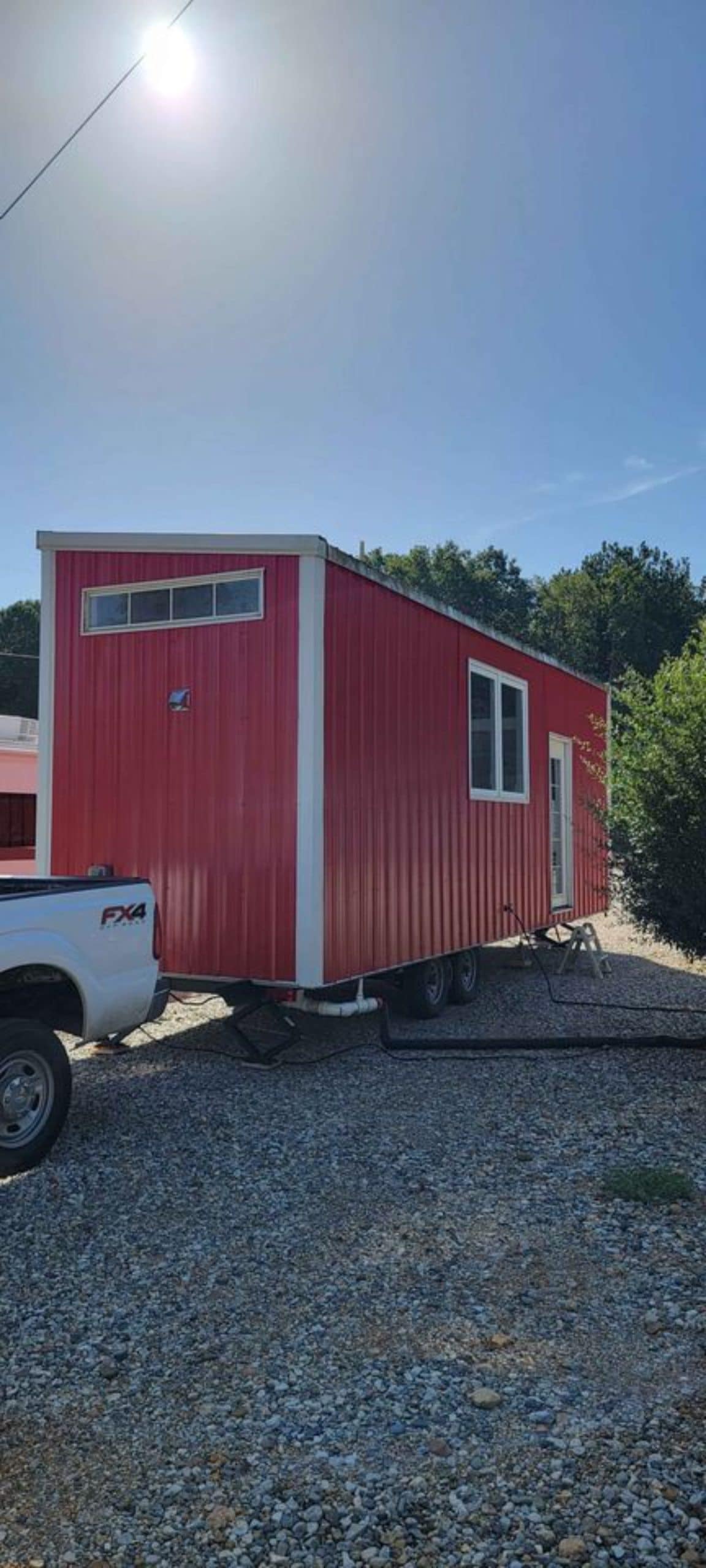 28' Budget Friendly Tiny House from side view