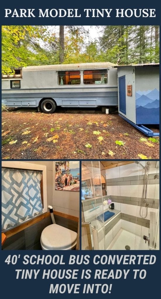 40′ School Bus Converted Tiny House is Ready to Move Into! PIN (1)