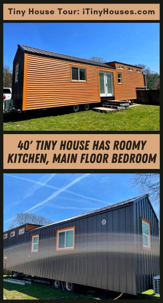 40′ Tiny House Has Roomy Kitchen, Main Floor Bedroom PIN (2)