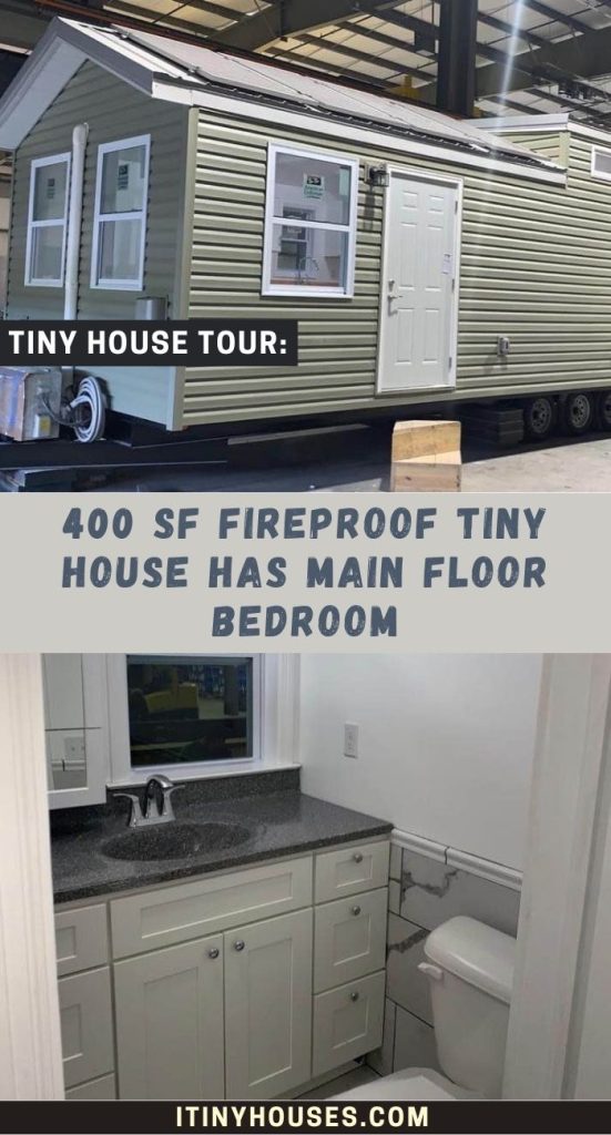 400 sf Fireproof Tiny House Has Main Floor Bedroom PIN (1)