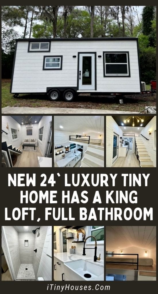 New 24' Luxury Tiny Home Has a King Loft, Full Bathroom PIN (1)