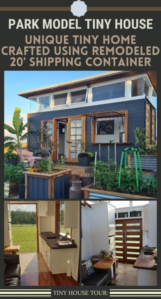 Unique Tiny Home Crafted Using Remodeled 20′ Shipping Container PIN (3)
