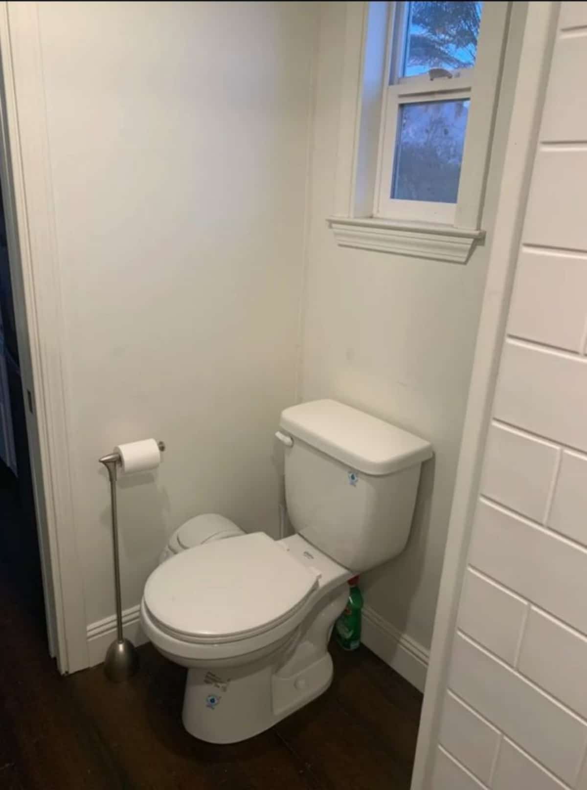 Standard toilet of 22' Custom Tiny House
