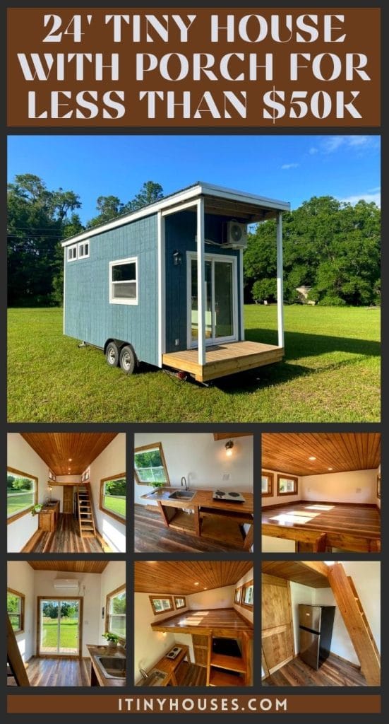 24' Tiny House with Porch For Less Than $50k PIN (2)