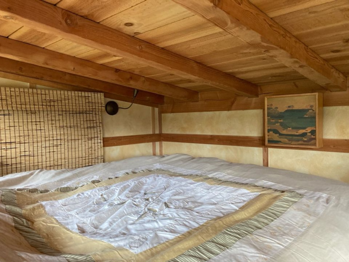 Loft bedroom of 270 sf Tiny Home
