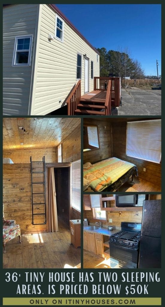 36' Tiny House Has Two Sleeping Areas, is Priced Below $50k PIN (1)