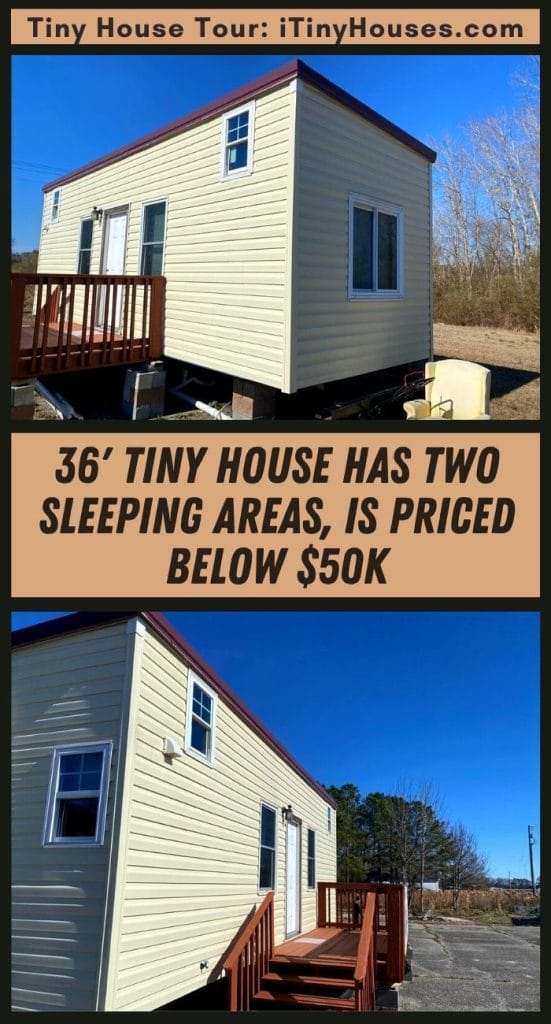 36' Tiny House Has Two Sleeping Areas, is Priced Below $50k PIN (3)