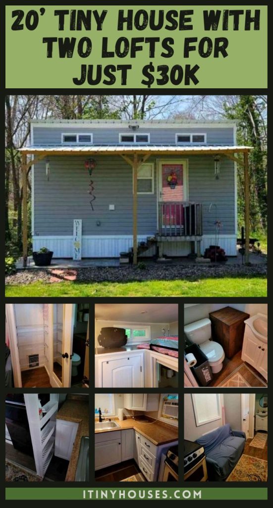 20’ Tiny House with Two Lofts For Just $30k PIN (1)