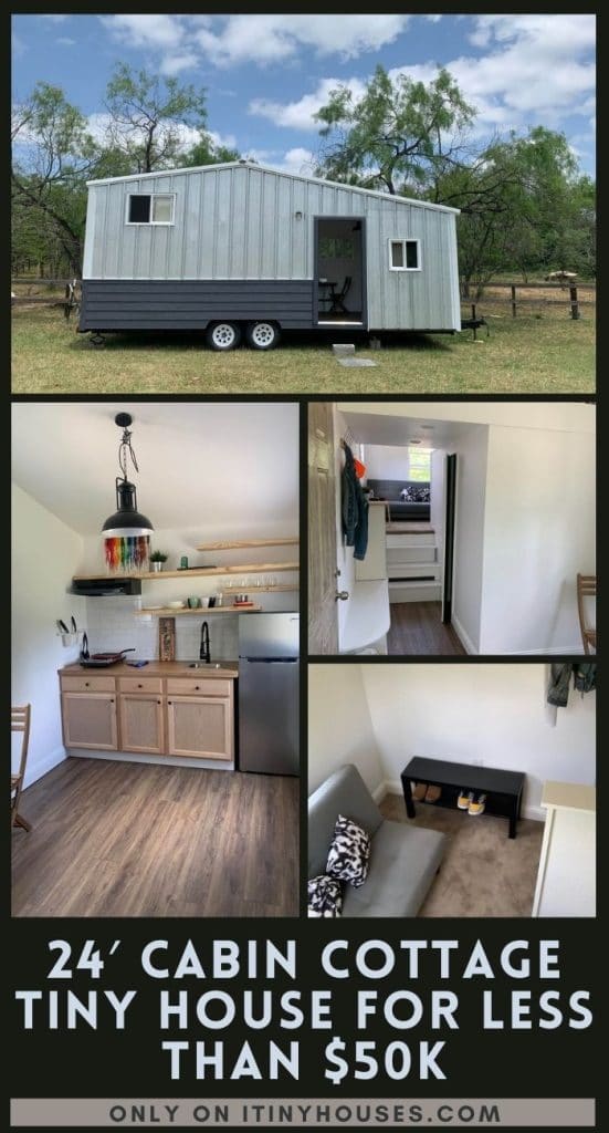 24′ Cabin Cottage Tiny House For Less Than $50k PIN (2)