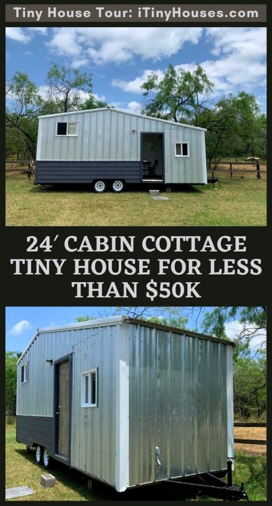 24′ Cabin Cottage Tiny House For Less Than $50k PIN (3)