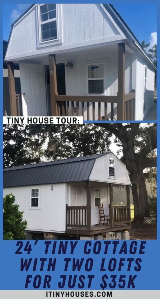 24’ Tiny Cottage With Two Lofts For Just $35k PIN (1)