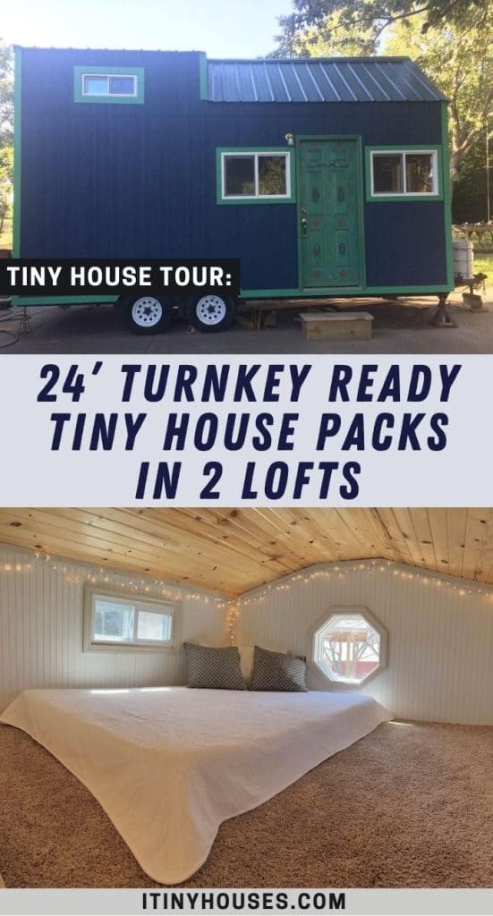 24’ Turnkey Ready Tiny House Packs in 2 Lofts PIN (3)