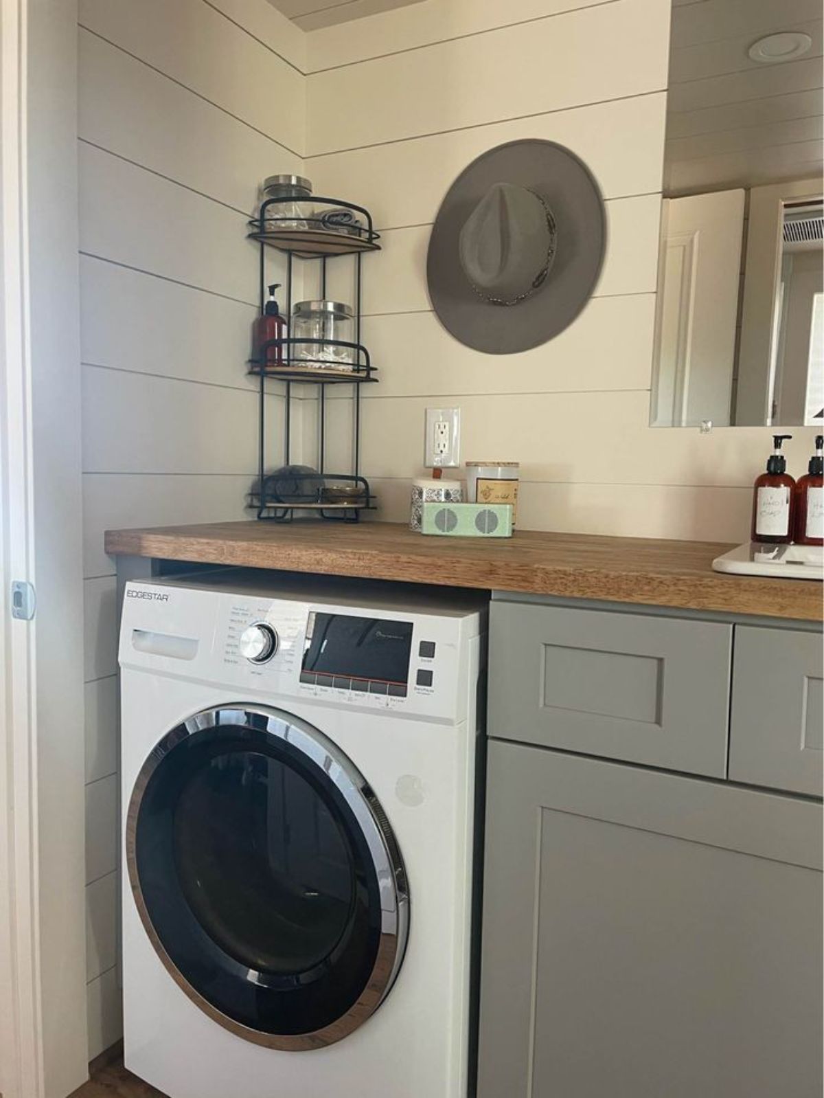 This new washer dryer combo is also included in the deal of 30’ Modern Tiny House on Wheels