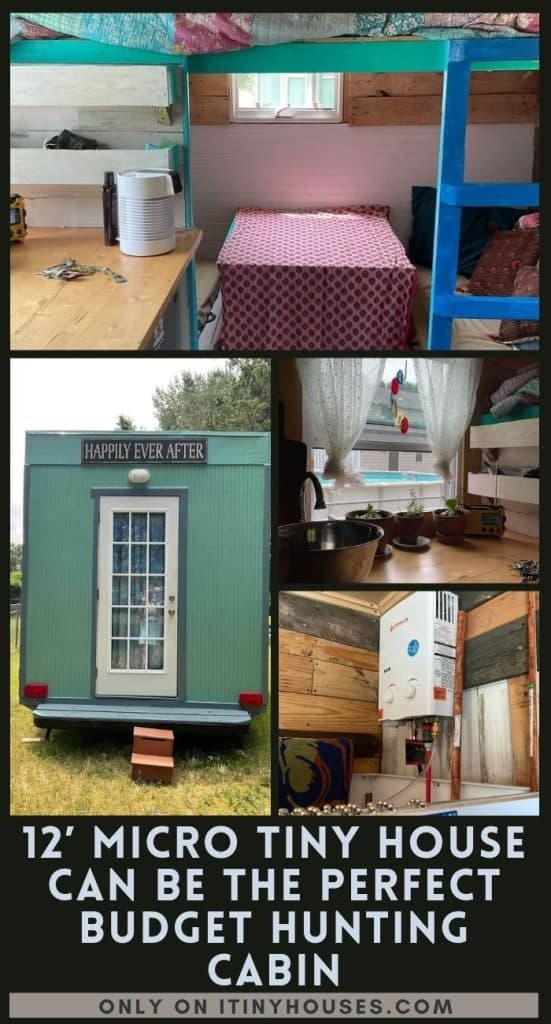 12’ Micro Tiny House Can Be the Perfect Budget Hunting Cabin PIN (3)