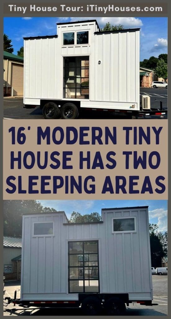 16’ Modern Tiny House Has Two Sleeping Areas PIN (3)