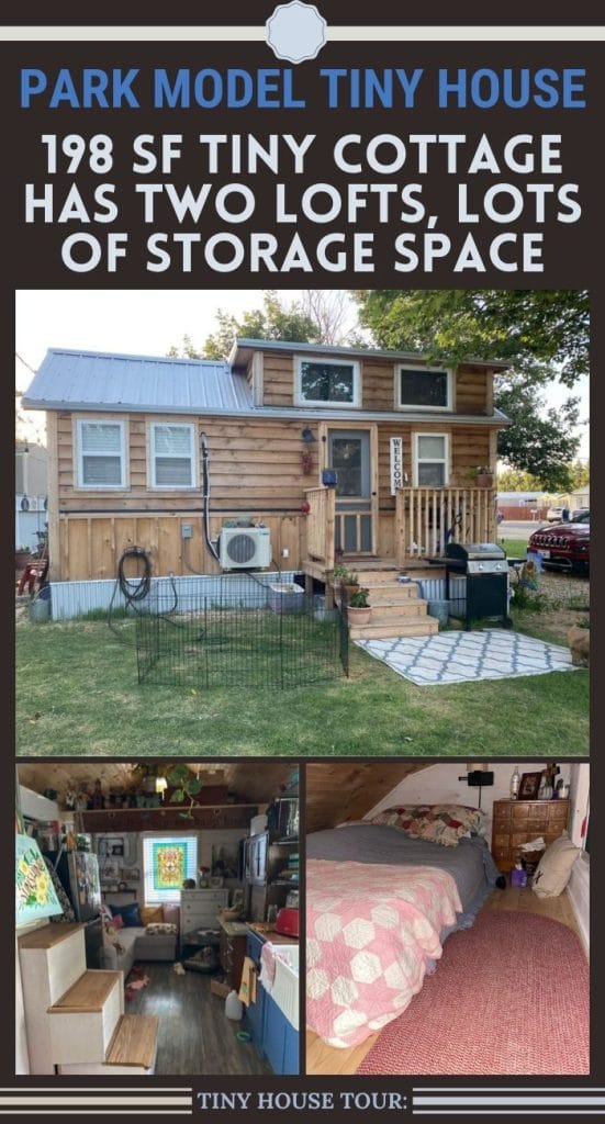 198 sf Tiny Cottage Has Two Lofts, Lots of Storage Space PIN (2)
