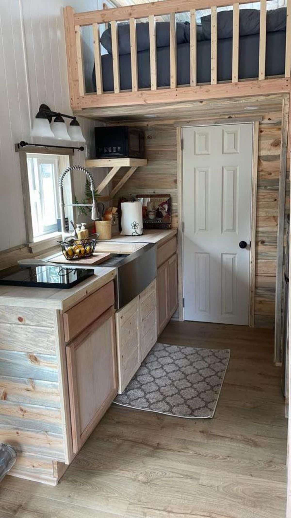 Kitchen area of 20’ Tiny House