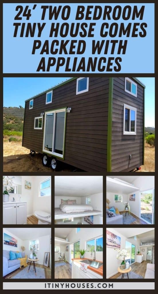 24’ Two Bedroom Tiny House Comes Packed with Appliances PIN (1)