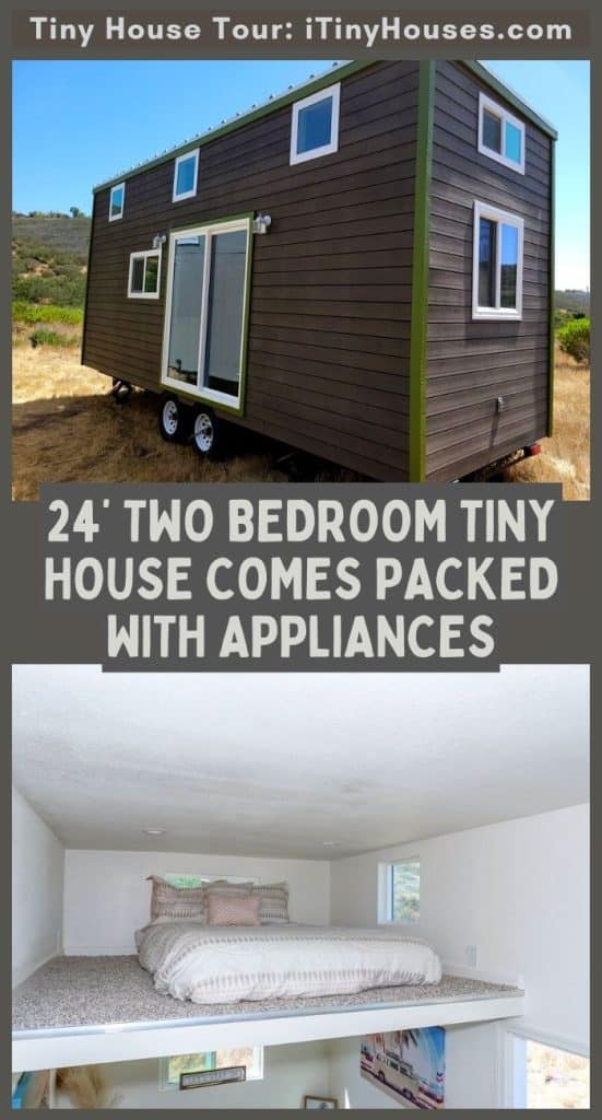 24’ Two Bedroom Tiny House Comes Packed with Appliances PIN (3)