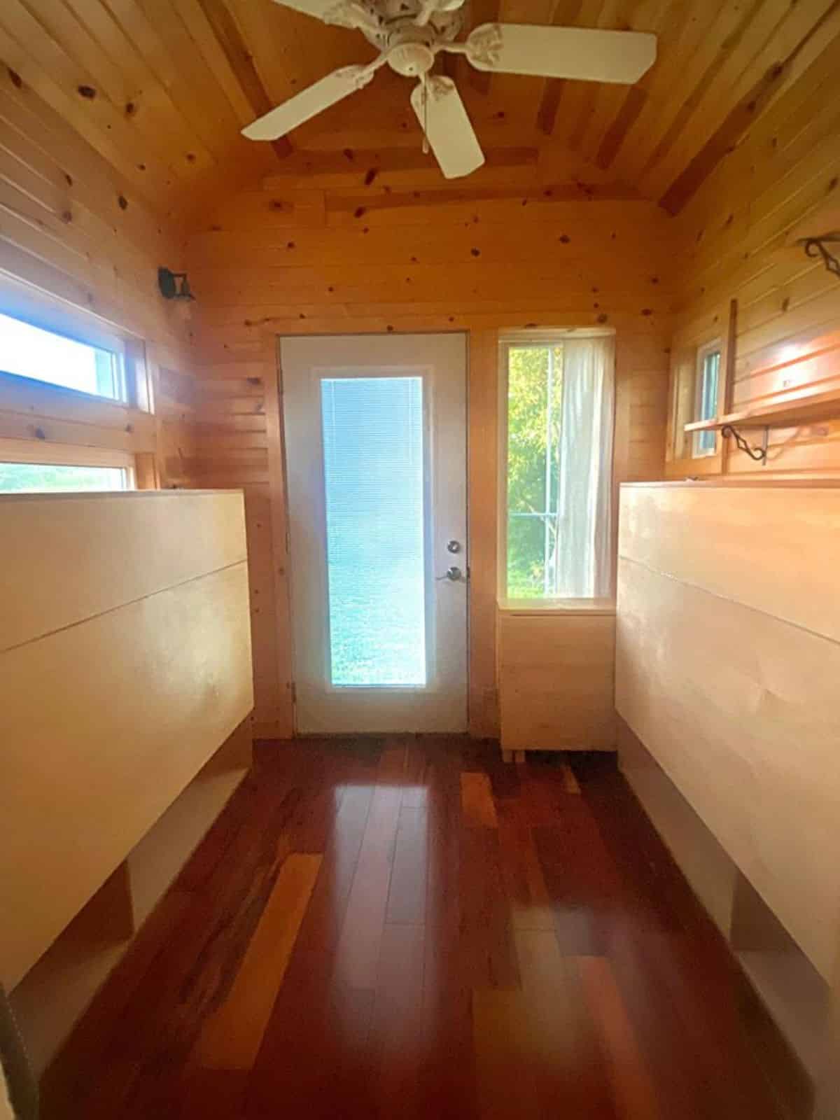 Living area of 32’ Custom Tiny House