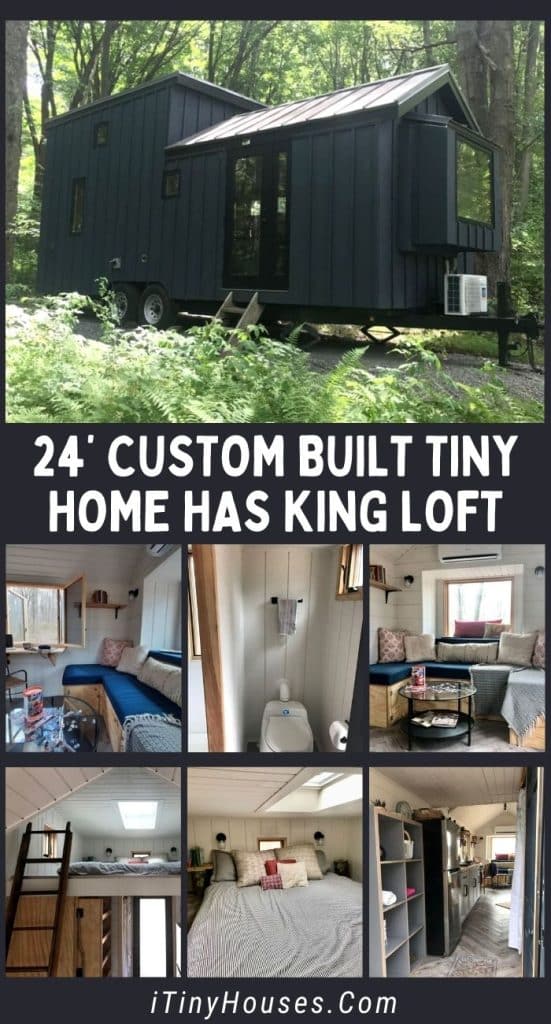 24’ Custom Built Tiny Home Has King Loft PIN (1)