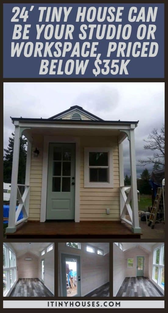 24’ Tiny House Can Be Your Studio or Workspace, Priced Below $35k PIN (1)