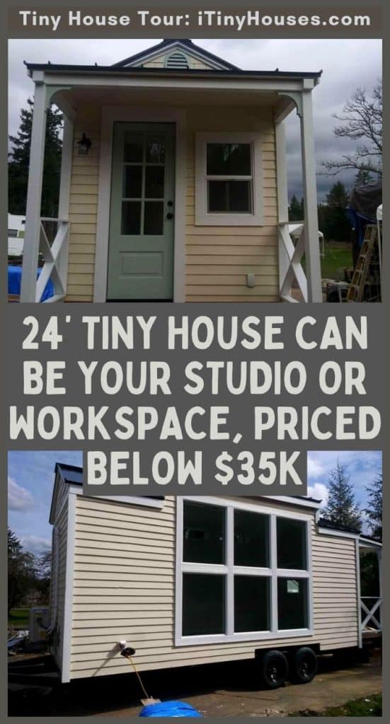 24’ Tiny House Can Be Your Studio or Workspace, Priced Below $35k PIN (3)