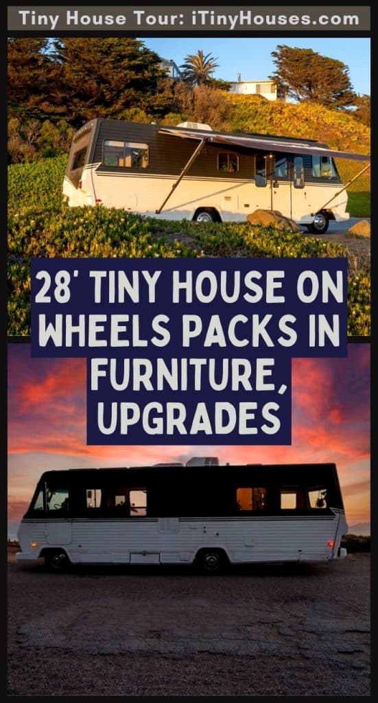 28’ Tiny House On Wheels Packs in Furniture, Upgrades PIN (1)