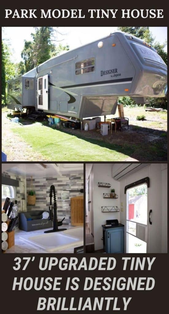 37’ Upgraded Tiny House is Designed Brilliantly PIN (1)