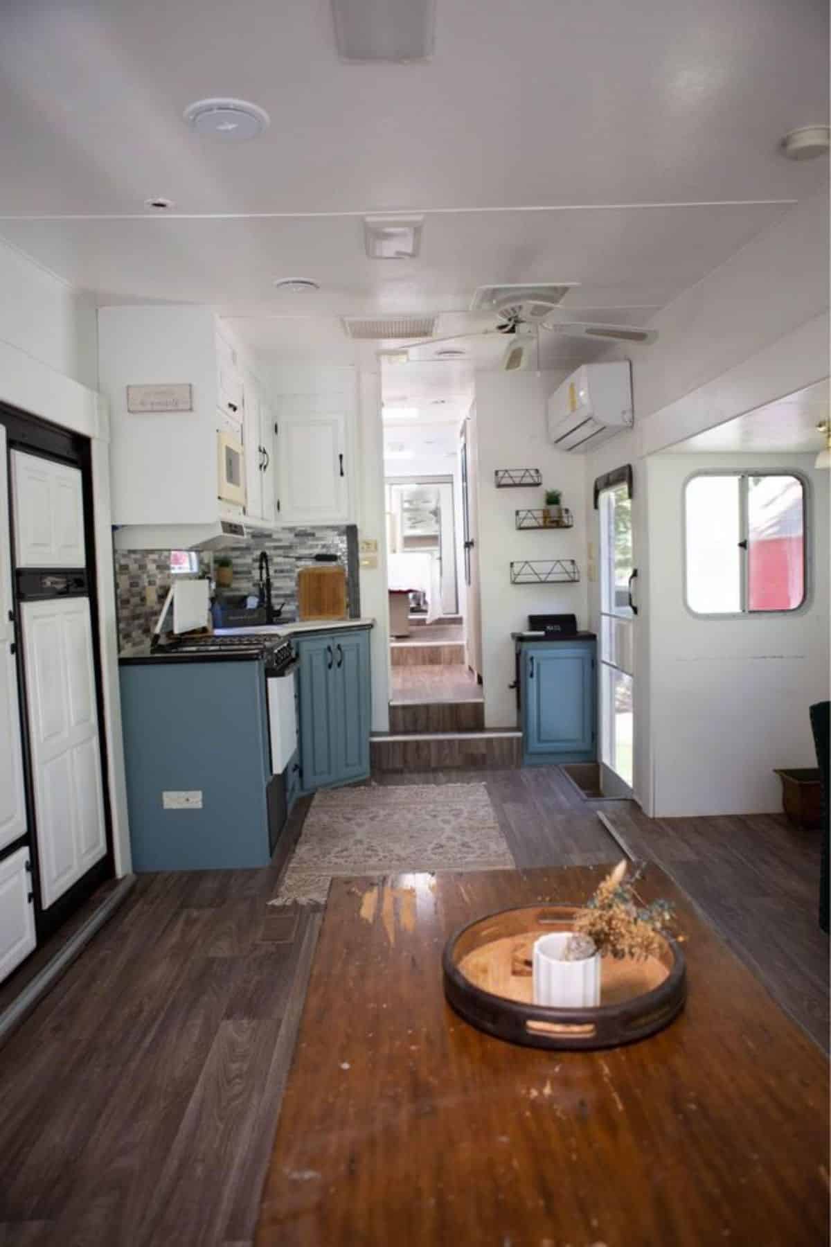 Overall view of 37’ Upgraded Tiny House from living area
