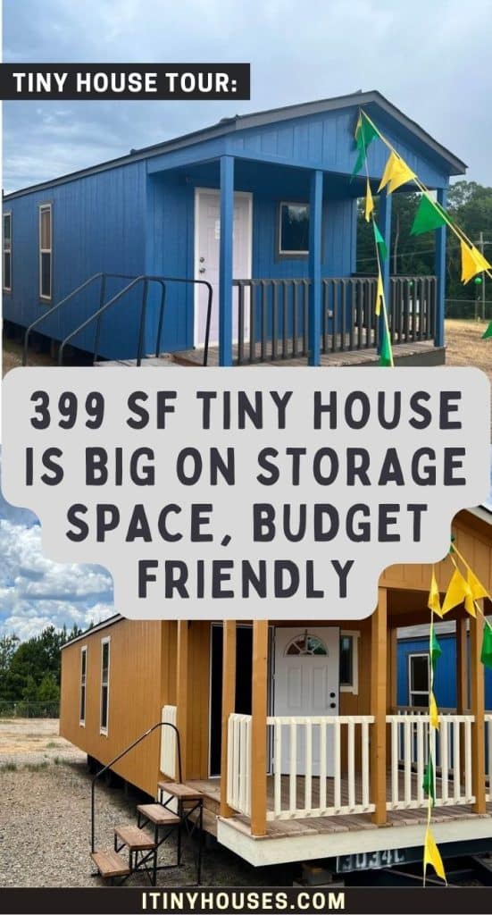 399 sf Tiny House is Big on Storage Space, Budget Friendly PIN (1)