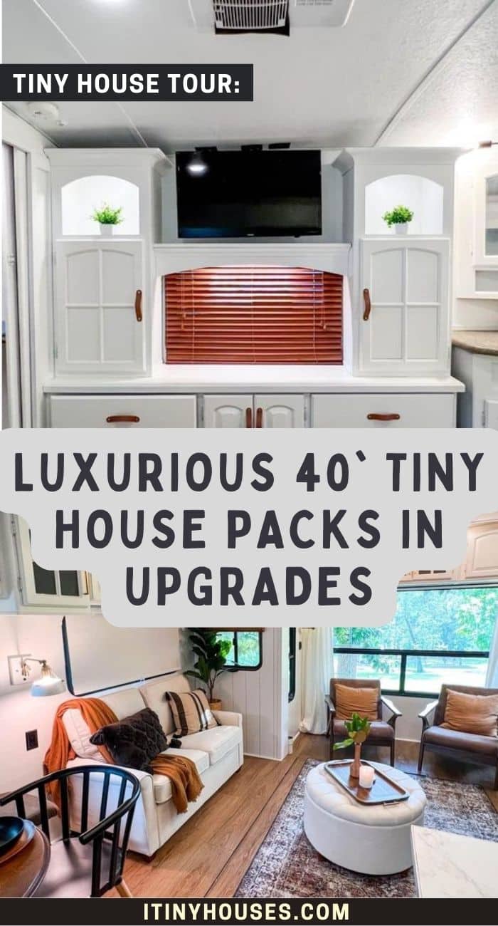 Luxurious 40' Tiny House Packs in Upgrades - Tiny Houses