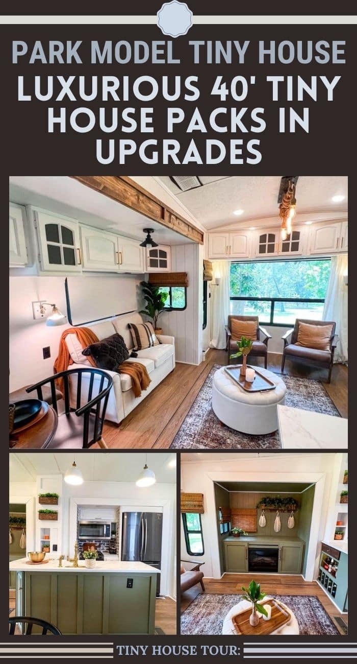 Luxurious 40' Tiny House Packs in Upgrades - Tiny Houses