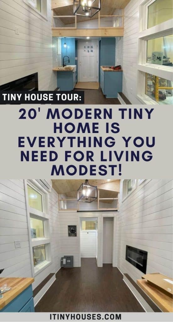 20' Modern Tiny Home is Everything You Need for Living Modest! PIN (3)
