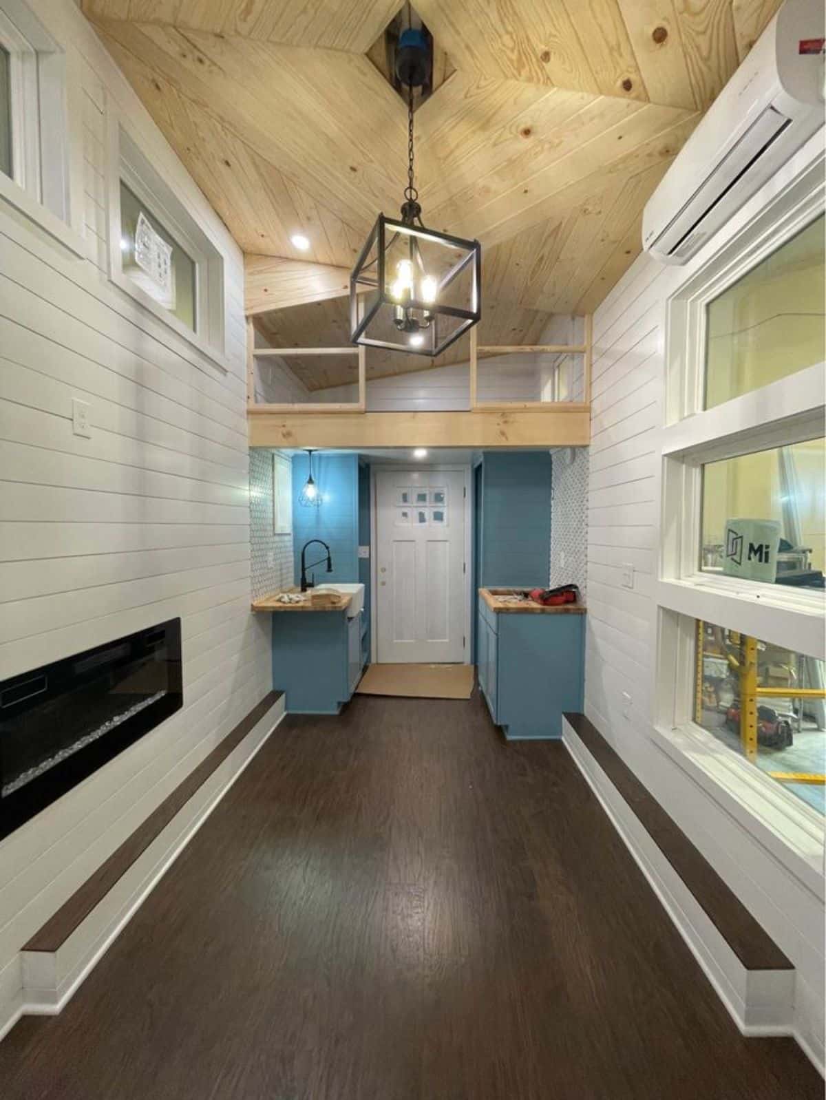 Classic interiors of 20' Modern Tiny Home