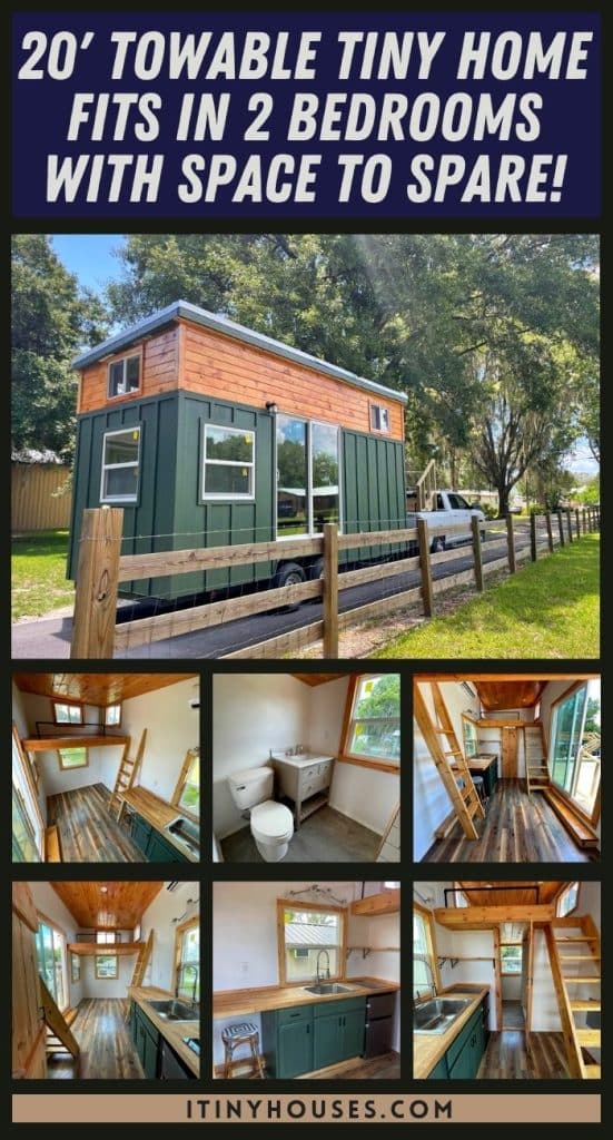 20' Towable Tiny Home Fits in 2 Bedrooms with space to spare! PIN (1)