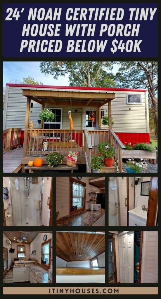 24' NOAH Certified Tiny House with Porch Priced Below $40k PIN (2)