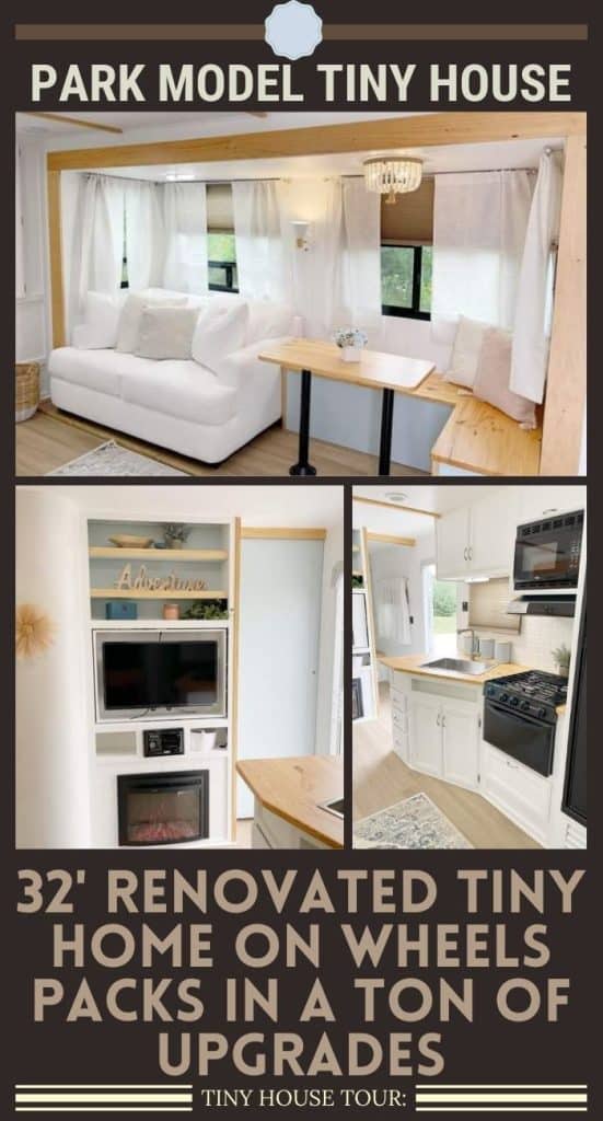 32' Renovated Tiny Home On Wheels Packs in a Ton of Upgrades PIN (2)