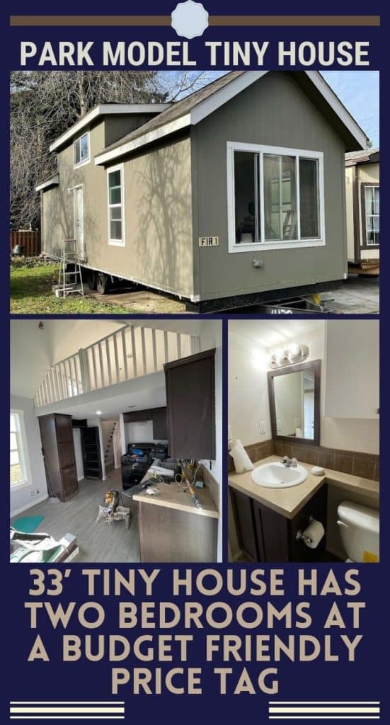 33’ Tiny House Has Two Bedrooms at a Budget Friendly Price Tag PIN (2)