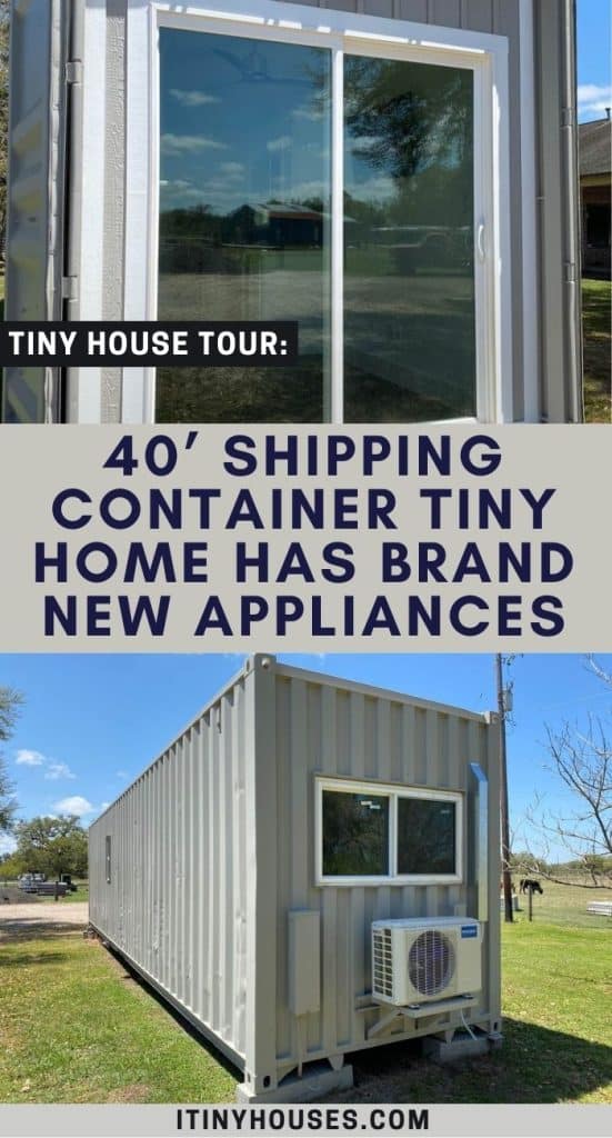 40’ Shipping Container Tiny Home Has Brand New Appliances PIN (3)