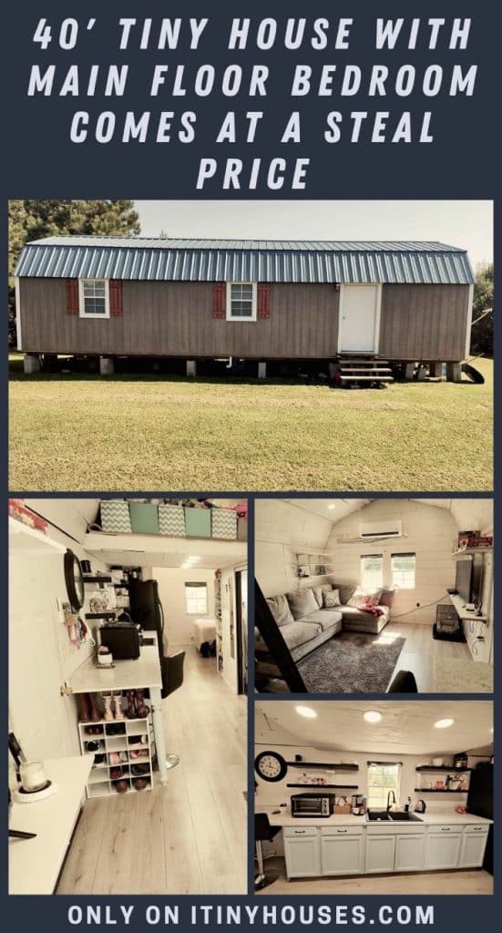 40' Tiny House with Main Floor Bedroom Comes at a Steal Price PIN (2)