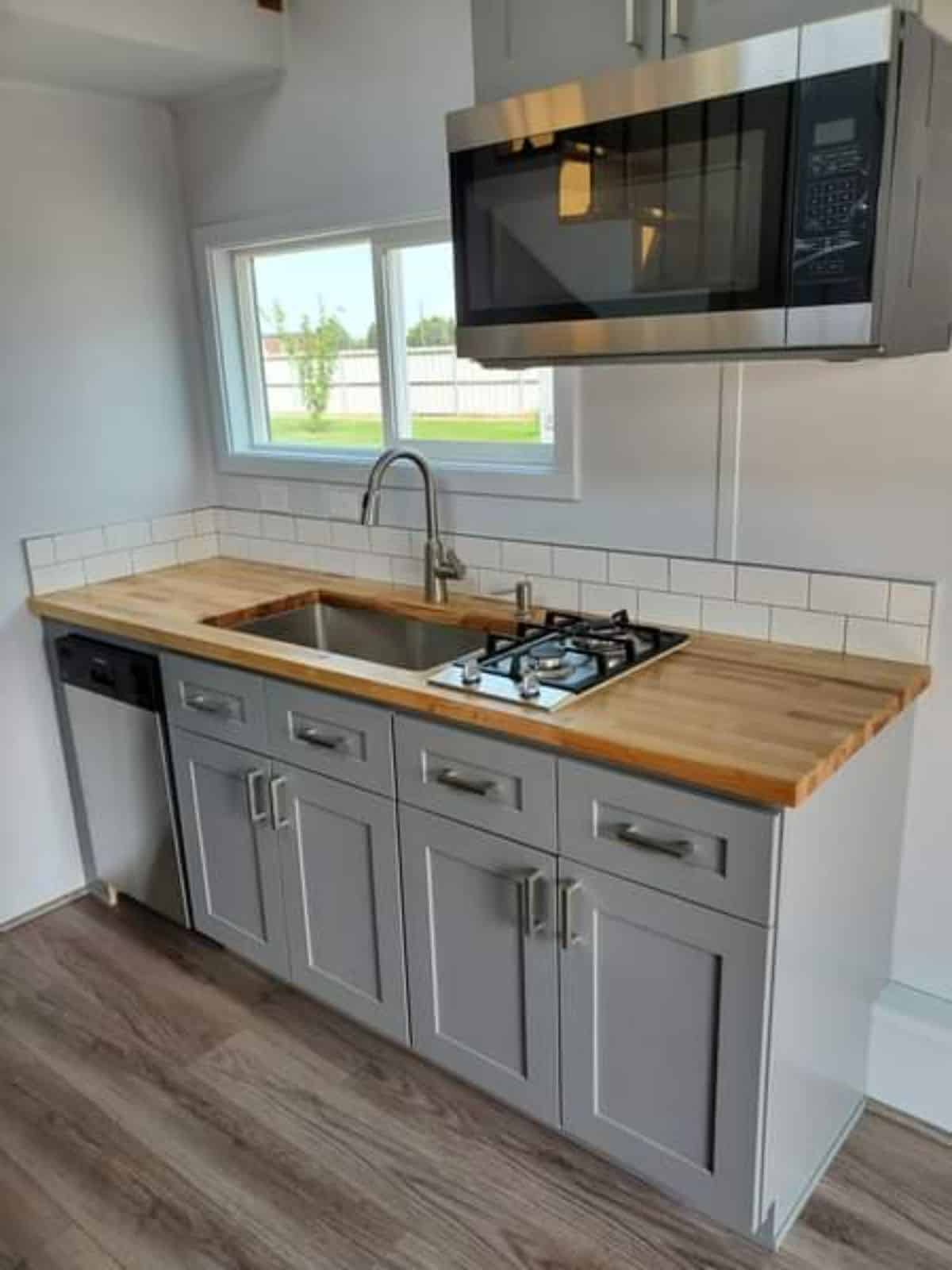 Well organized kitchen area of Brand-New Tiny Home