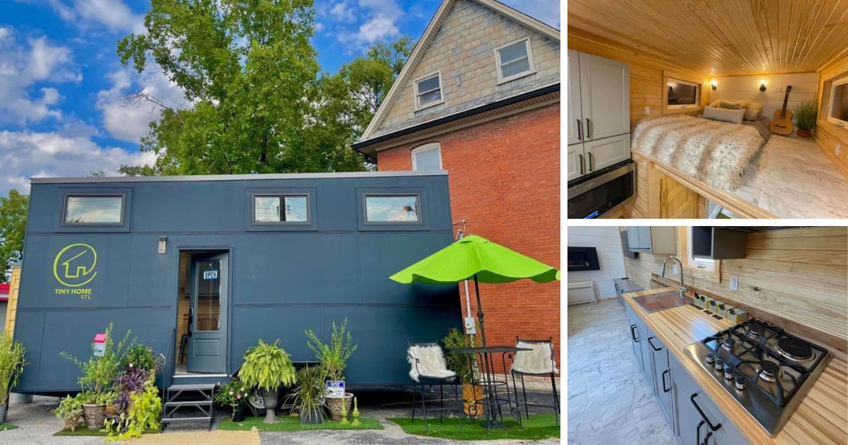24' Luxury Tiny House is Solar Powered, Off-Grid Capable - Tiny Houses