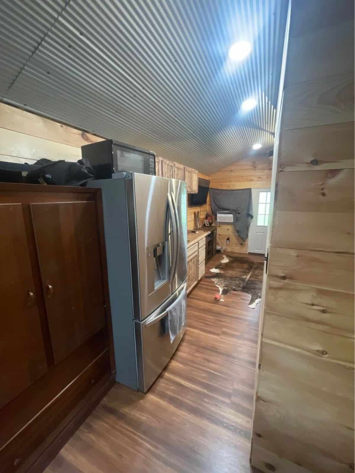 Refrigerator is also included into the kitchen