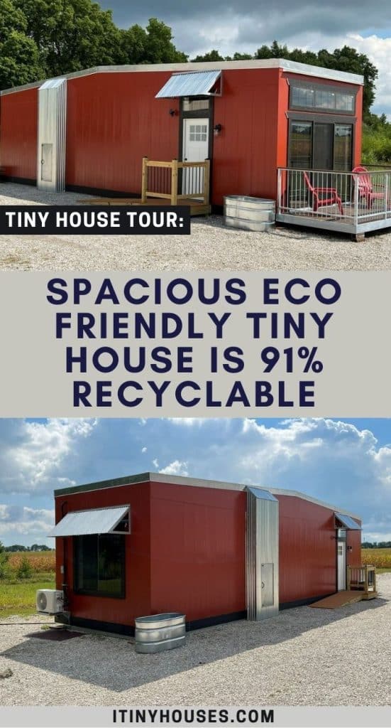 Spacious Eco Friendly Tiny House is 91% Recyclable PIN (1)