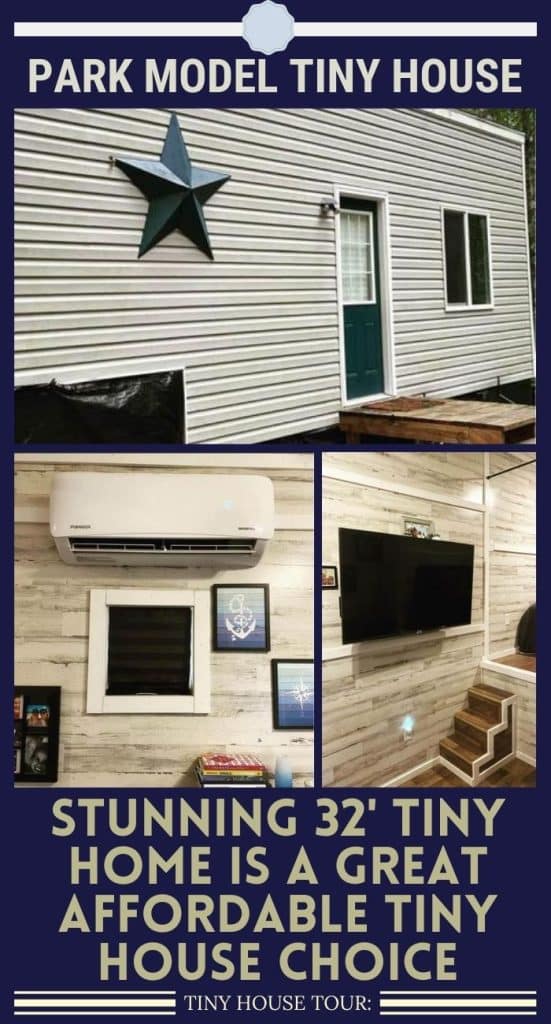 Stunning 32' Tiny Home is a Great Affordable Tiny House Choice PIN (1)